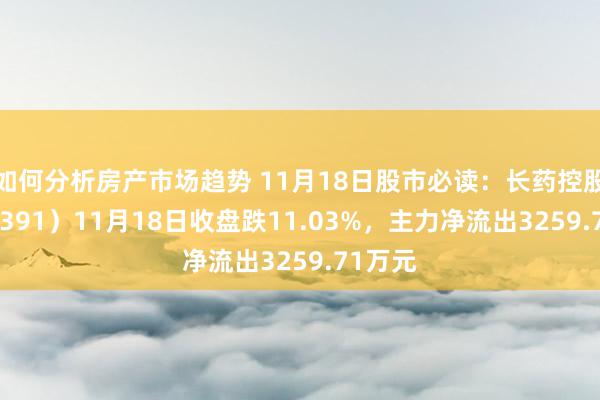 如何分析房产市场趋势 11月18日股市必读：长药控股（300391）11月18日收盘跌11.03%，主力净流出3259.71万元