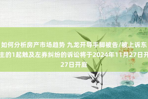 如何分析房产市场趋势 九龙开导手脚被告/被上诉东谈主的1起触及左券纠纷的诉讼将于2024年11月27日开庭